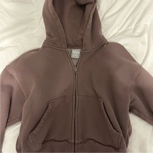 Tna cozy fleece boyfriend boxy hoodie